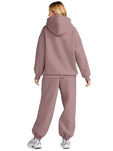 AUTOMET Womens 2 Piece Outfits Lounge Hoodie Sweatsuit Sets Plus Size Fall Fashion Clothes Airport Travel Pants Tracksuits thumbnail 3