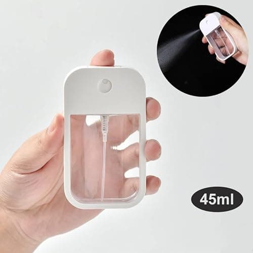 SJBAUTYO 6 Stück 45ml Sprühflaschen Kleine,Wiederverwendbar Mini Feinnebel Sprühflasche,Kommt mit 2 Mini-Trichtern,für Parfüm, Körperpflege Flüssigkeit,Kosmetik thumbnail 6