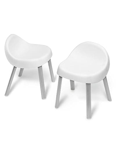 Skip Hop Toddler's Activity Chairs, Set of 2, Metal, White thumbnail 2