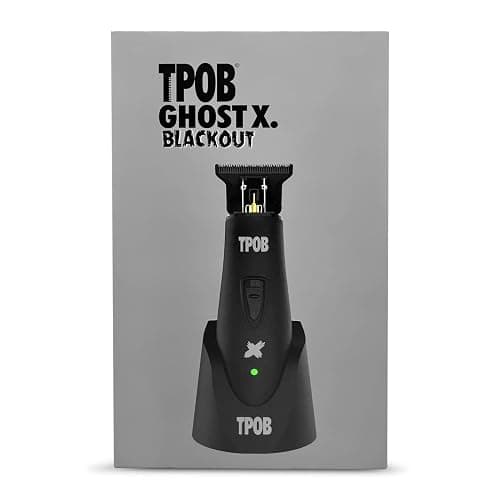 TPOB Ghost X Beard Trimmer Hair Clippers for Men, Professional Hair T-Blade Trimmer Cordless Rechargeable Edgers Clippers Electric Beard Shaver (Ghost X Blackout) thumbnail 5