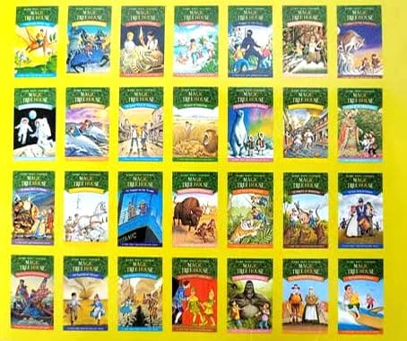 A Library of Magic Tree House 1-28 Series Paperback Boxed Set Magic Treehouse 28 Complete Collection with The Box Early Childhood Education Materials House thumbnail 3