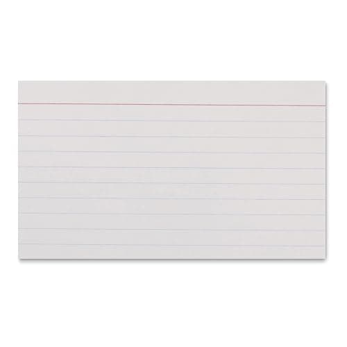 Amazon Basics Paper Flash Ruled Index Note Cards, Heavy Weight, White, 3 x 5 Inch Card, 300 Count, 100 Pack of 3 thumbnail 4