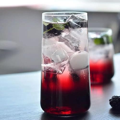 Krosno Tall Water Glasses, Set of 6, 18.3 oz, Avant-Garde Collection, Lightweight Crystal Glass, Perfect for Everyday, Dishwasher Safe, Made in Europe thumbnail 6
