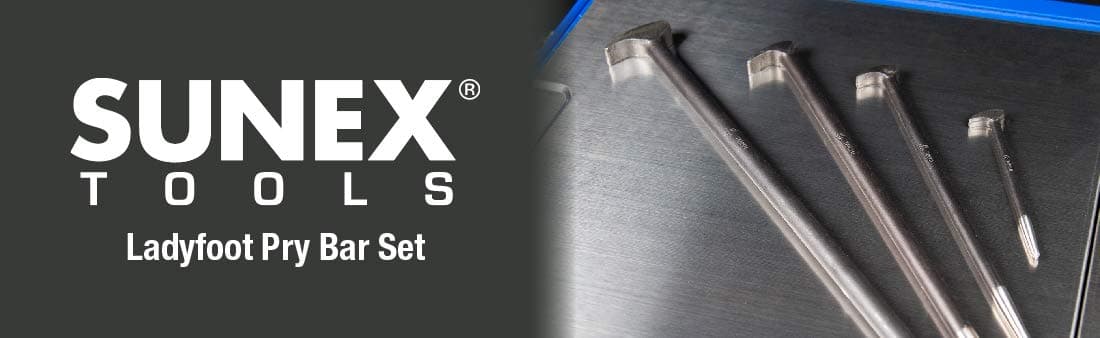 SUNEX TOOLS 9804 Rolling Head Pry Bar Set, 6-Inch - 20-Inch, 4-Piece thumbnail 8