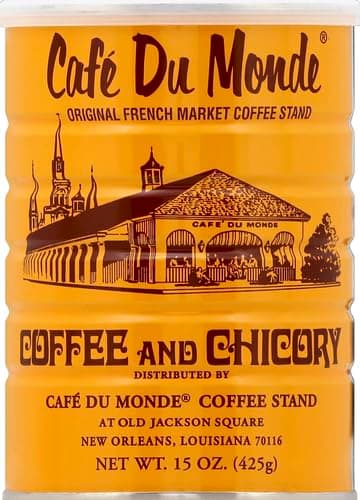 Cafe Du Monde Coffee Chicory | Ground | 15 Ounce | Pack of 2 thumbnail 2