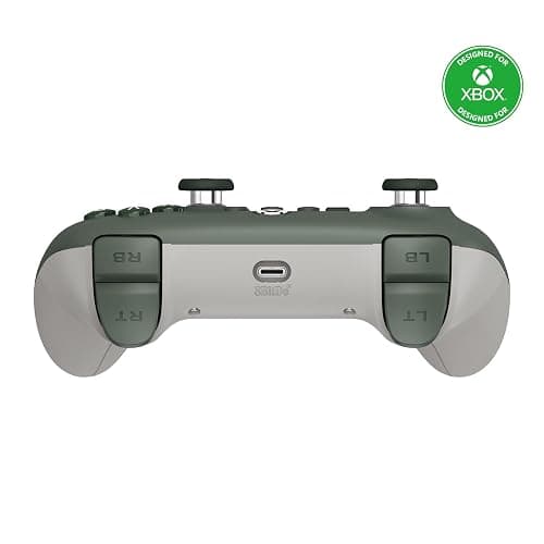 8Bitdo Ultimate C Wired Controller for Xbox with Hall Effect Joysticks and Triggers, RGB Lighting Fire Ring, Compatible with Xbox Series X|S, Xbox One, Windows 10/11- Officially Licensed (Dark Green) thumbnail 3