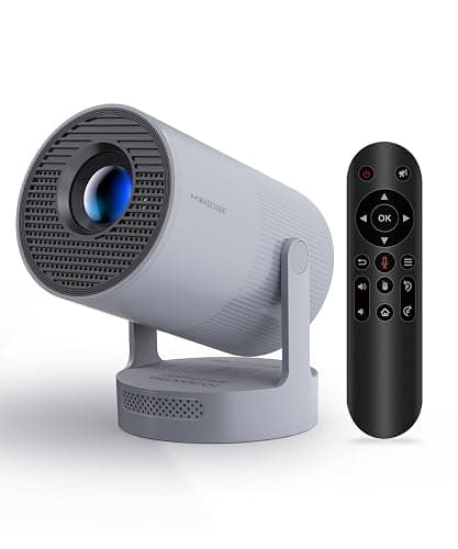 【Electric Focus】Magcubic Mini Projector 4K Support, Smart Projector with WiFi 6 and Bluetooth 5.4, 5W Soundbase Speaker, 180° Rotation, Portable Proyector for Home Theater - Image 1