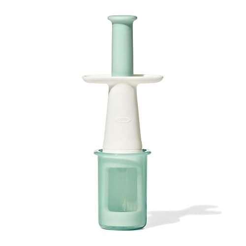 OXO Tot Grape Cutter Slicer for Toddlers, Food Slicer for Fruits & Veggies | Cuts Grapes And Cherry Tomatoes Into Safe Pieces, Toddler Food Slicer, Choking Hazard Prevention, Baby Meal Prep Tool - Image 1