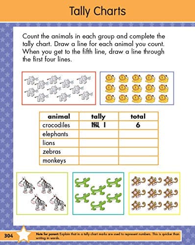 First Grade Big Workbook Ages 6 - 7: 220+ Activities, Phonics, Spelling, Reading, Language Arts, Math, Space, Measurement and Time (Gold Stars Series) thumbnail 8
