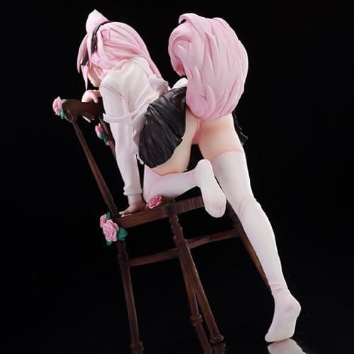 QAHEART Anime Illustration KINAKO Figure Original Painting Figures Rabbit Flova Figure Bunny Girl Model Statue - 8.27in/21cm - Rabbit Flova thumbnail 5