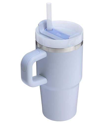 STANLEY Quencher H2.0 Tumbler with Handle and Straw 20 oz | Flowstate 3-Position Lid | Cup Holder Compatible for Travel | Insulated Stainless Steel Cup | BPA-Free | Dew Drop thumbnail 3