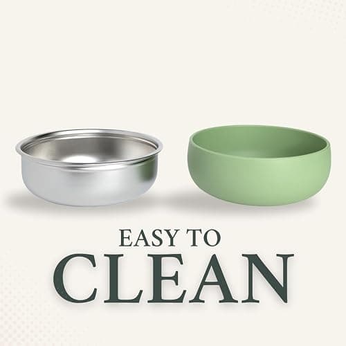 Monkey Proof™ Non-Toxic Stainless Steel Child Bowl 5” with Non-Slip Silicone Shell, (Set of 4 bowls) Unbreakable, Mess Free Feeding for Babies, Toddlers, Kids, BPA free (Garden Party) thumbnail 7