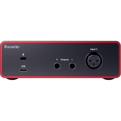 Rode NT1 Signature Series Black Recording Bundle with Focusrite Scarlett Solo Interface, StreamEye Cans50 Headphones, and On-Stage MS7701B Floor Stand — 4 dBA Self-Noise, 48V Phantom Power, Air Mode thumbnail 5