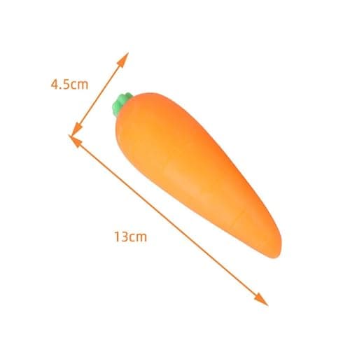 Carrot Squishies Stress Relief Toy – Slow Rising Squeeze Carrot Fidget Ball, Realistic Vegetable Fidget Toy for Adults, Portable Anxiety Relief Tool & Cute Desk Decor (1pc) thumbnail 3