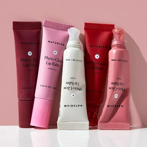 Naturium Phyto-Glow Lip Balm | With Shea Butter & Squalane, Sheer Colour | 0.34 FL OZ / 10 ml, Clear thumbnail 3