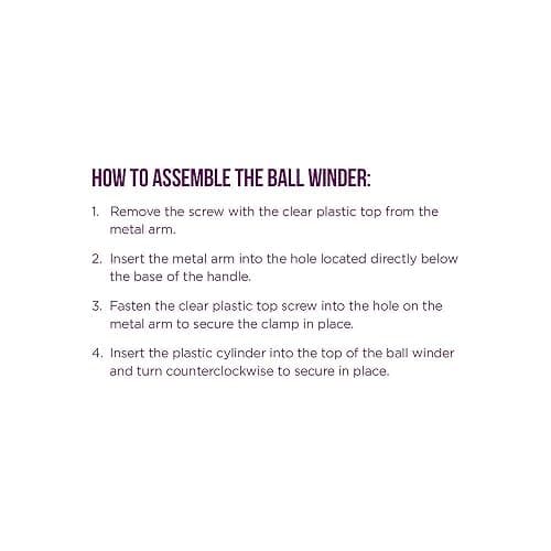 Knit Picks Yarn Ball Winder for Knitting and Crocheting (Purple) thumbnail 7
