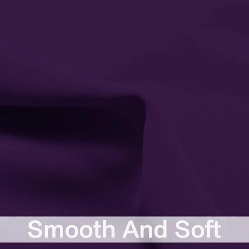 Yakamok Blackout Curtains 38x84 inch Purple Thermal Drapes-Bedroom | 2 panels,room darkening,thermal insulated,noise reducing,privacy protection,grommet window treatment,living room study dining thumbnail 5