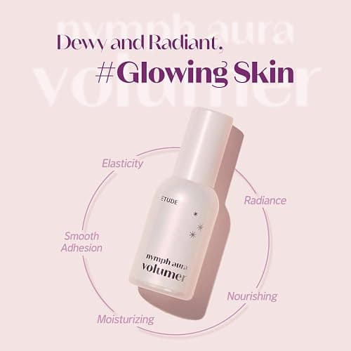 ETUDE Nymph Aura Volumer 24g (0.81Fl Oz) | Face Primer, Body Primer, Hydrating Radiant Cream, Restoring, Glow & Shiny Makeup Base, Smooth & Flawless Skin, Natural Finish, Kbeauty thumbnail 2