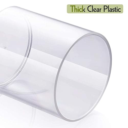 4 Pack Acrylic Qtip Holder Dispenser for Cotton Swabs, Balls, Pads, Floss Picks- Small Clear Plastic Canister Apothecary Jar Set, Bathroom Essentials Accessories Decor, Vanity Makeup Storage Organizer thumbnail 8