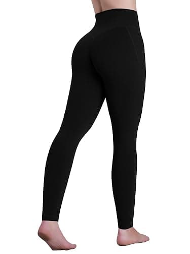 Sunzel Sustainable High Waisted Butt Lifting Leggings with Pockets for Women, No Front Seam Tummy Control Workout Yoga Pants - Image 1