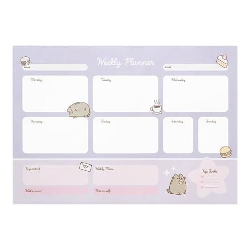 Grupo Erik Pusheen To Do List Notepad A3 54 Sheets, Pusheen Gifts | Pusheen stuff, 90 gsm paper, daily weekly planner, ADHD planner pad, improve productivity, task planner thumbnail 3