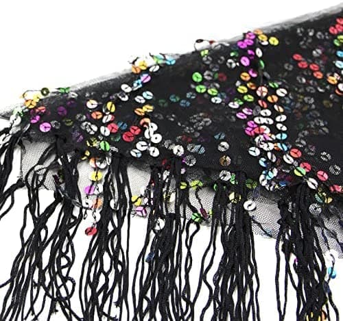 Wuchieal Women's Belly Dancing Belt Colorful Waist Chain Belly Dance Hip Scarf Belt thumbnail 6
