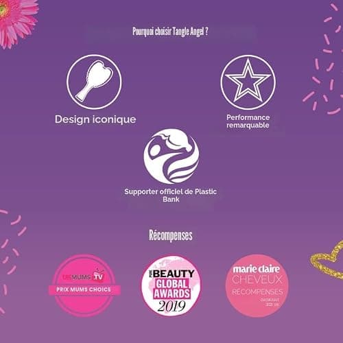 Tangle Angel 2.0 Brosse à Cheveux Démêlante Rose Brillant thumbnail 6