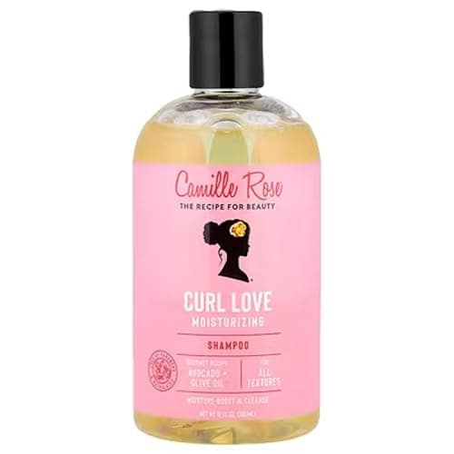 Camille Rose Curl Love Shampoo, with Olive Fruit & Avocado Oils and Aloe Leaf Juice to Cleanse, Moisturize and Hydrate, for All Hair Textures, 12 fl oz - Image 1