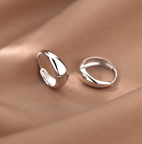 3Pairs Gold Hoop Earrings Set for Women Trendy Chunky Huggie Dainty Earring Jewelry for Women Teens thumbnail 5