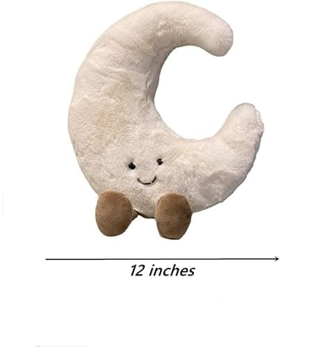 Sun plushies ，Moon plushies， Perfect Moon Gift for Smile Fun，Soft and Cuddly Lovely Stuffedplushies A Lovely Birthday Present for Fans, Gifts & Home Decor (Sun and Moon) thumbnail 4