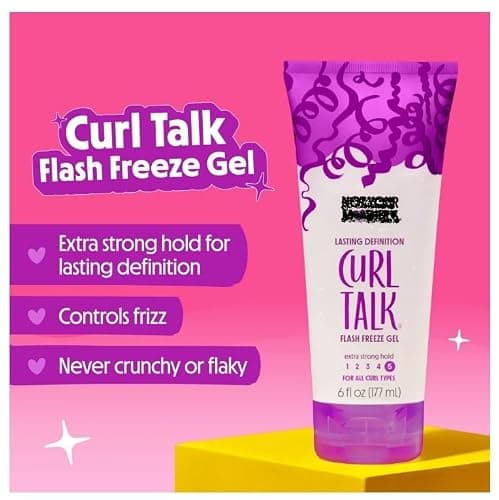 Curll Tallk Yours Not Mother Flash Freeze Hair Gel, Extra Strong Hold Level ~ 5, 6 Fl Oz ~ (Pack Of 1) thumbnail 2