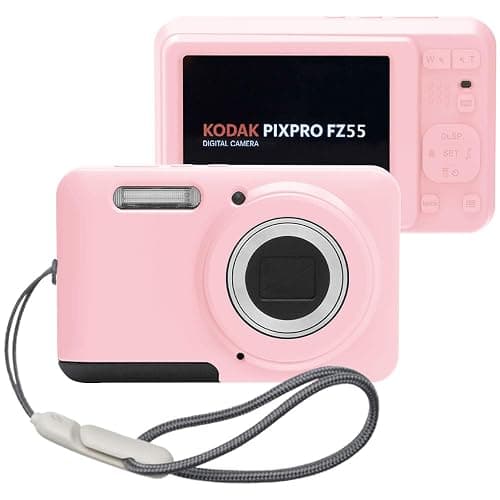 Tedubax Case for KODAK PIXPRO FZ55 - Soft Silicone Protective Case - Anti-Scratch, Slim Fit, Lightweight - Pink - Image 1