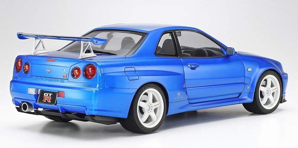 TAMIYA 24258 1:24 Nissan Skyline GT-R R34 V-Spec II - Model Building, Plastic Kit, Hobby, Crafts, Gluing, Model Kit, Model, Plastic Model Building, Medium thumbnail 2