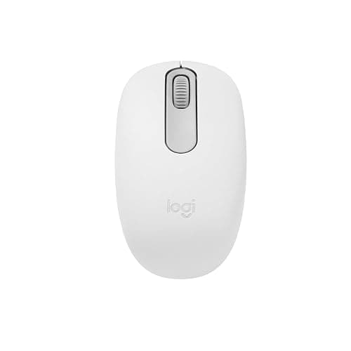Logitech M196 Bluetooth Wireless Mouse, Compact and Portable Mouse for Laptops, Tablets and More, 12-Month Battery, Smooth Tracking, Compatible with PC and Mac, Windows and macOS - Off White - Image 1
