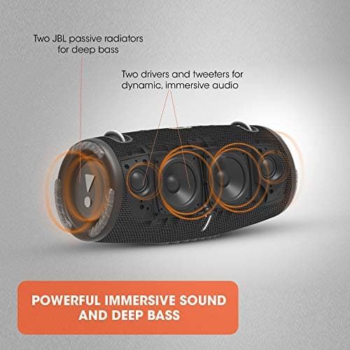 JBL Xtreme 3 - Portable Bluetooth Speaker, powerful sound and deep bass, IP67 waterproof, 15 hours of playtime, powerbank, PartyBoost for multi-speaker pairing (Blue) thumbnail 2