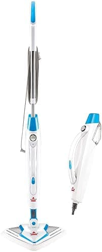 Bissell 2078C PowerEdge 2-in-1 Steam Mop, White/Blue - Blue - Image 1