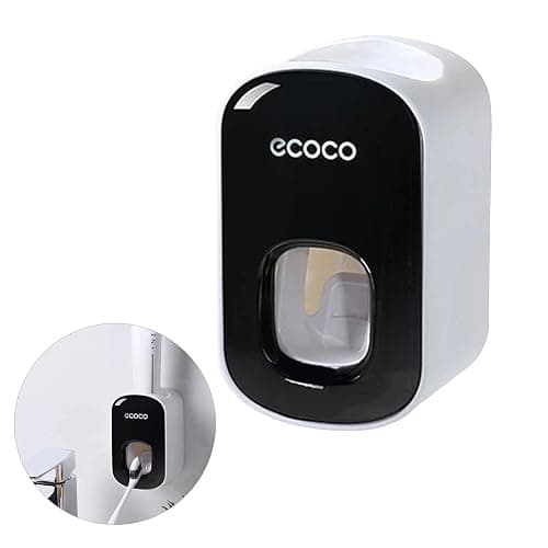 Automatischer Zahnpastaspender, wasserdicht, staubfrei, wandmontiert, Zahnpasta-Halter, Badezimmer-Zubehör, automatischer Zahnpastaspender für Badezimmer, Waschraum (B) - Image 1