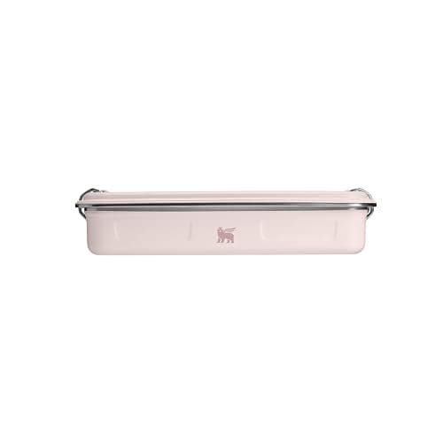 STANLEY 1913 The Useful Classic Box 1.2 L - Lavable au lave-vaisselle - Boîte à lunch en acier inoxydable - Boîte à sandwich empilable - Sans BPA - Fermeture sécurisée - Rose Quartz - Image 1