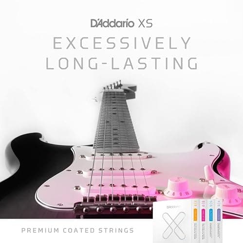 D'Addario Electric Guitar Strings, XS Nickel Coated, XSE1052-3P, Light Top/Heavy Bottom Gauge 10-52, 6-String Set, Pack of 3 thumbnail 3