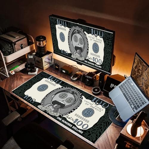 GLANDOTU Mouse Pad/Gaming Mouse Pad/Mouse Mats for Desk/Large Mouse Pad 800x300x3 mm/XXL Mousepad,Stitched Edges Anti-Slip Waterproof Rubber Base Mouse Mat,improved precision and speed -Dollar thumbnail 8