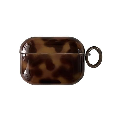 Brown Cheetah Print Case for AirPods 4th Generation Case with Lock,Trendy Leopard Cheetah Retro y2k Stylish Cool Girls Women Slim Protective Cover for Airpod 4 Case