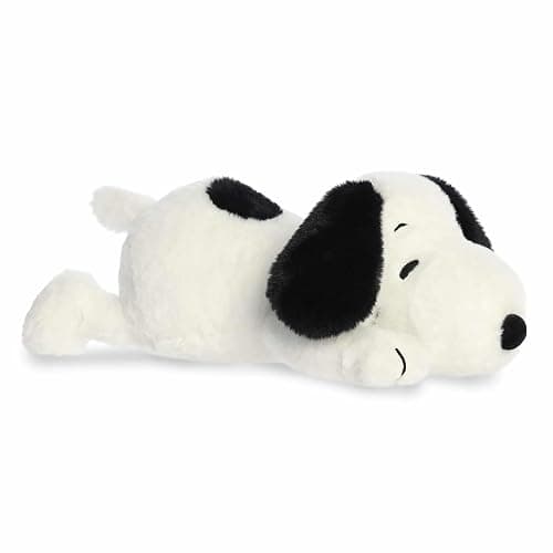 Aurora® Adorable Peanuts® Huggable Snoopy Stuffed Animal - Officially Licensed Toys for All Snoopy Fans - Nostalgic Gift for Adults and Birthday Celebrations - White 17.5 Inches thumbnail 3