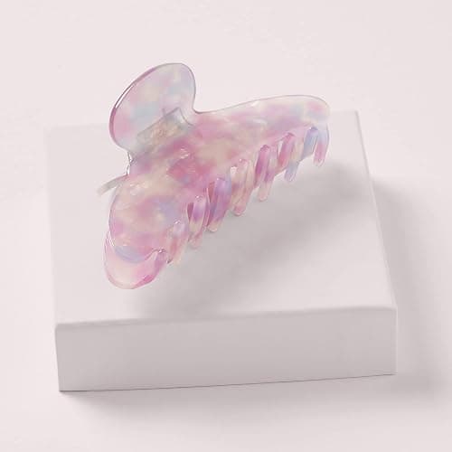 The Hair Edit Unicorn Clip - Large Opalescent Marble Claw Clip thumbnail 3