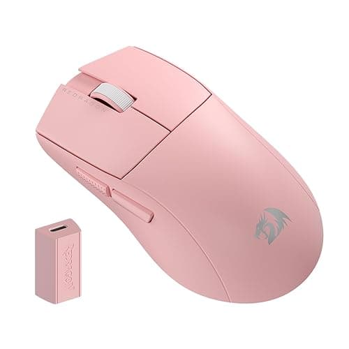 Redragon M916 PRO 3-Mode Wireless Gaming Mouse, Hype-Speed 4K Polling Rate, 49G Ultra-Light 26K DPI Gamer Mouse w/Ergonomic Natural Grip Build, Redefinable Macro Buttons, Software Supported thumbnail 9