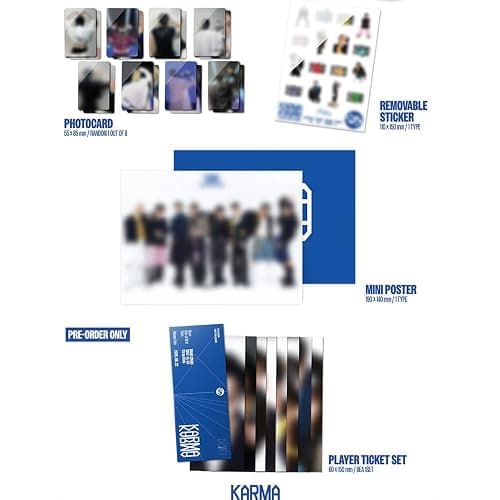 STRAY KIDS KARMA [HOORAY Ver.] 4th Album + Pre-Order Gift & 3 Extra Photocards Set thumbnail 6