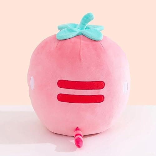 GUND Pusheen Strawberry Scented Squisheen Plush, Squishy Toy Stuffed Animal for Ages 8 and Up, Pink, 11” thumbnail 2