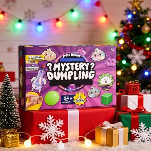 2026 Dumpling Squishy Advent Calendar, 24 PCS Dumpling Mystery Surprise Fidget Toys, Stress & Anxiety Relief Sensory Toys for Kids & Adults, Ideal Holiday & Birthday Gift (A) thumbnail 2
