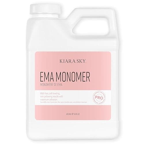 Kiara Sky EMA Monomer - Professional Acrylic Nail Liquid, 16 Fl Oz - Image 1