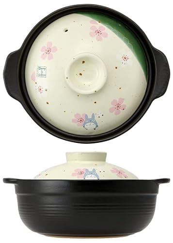 Studio Ghibli - My Neighbor Totoro - Sakura/Cherry Blossom, Skater Traditional Japanese Porcelain Dish Series - Earthen Pot thumbnail 5
