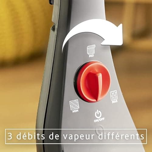 Vileda Steam Plus Edition Triangulaire avec Power Pad, balai vapeur, performance de nettoyage hygiénique sans utilisation de produits chimiques, pour tous les sols durs et les moquettes thumbnail 5